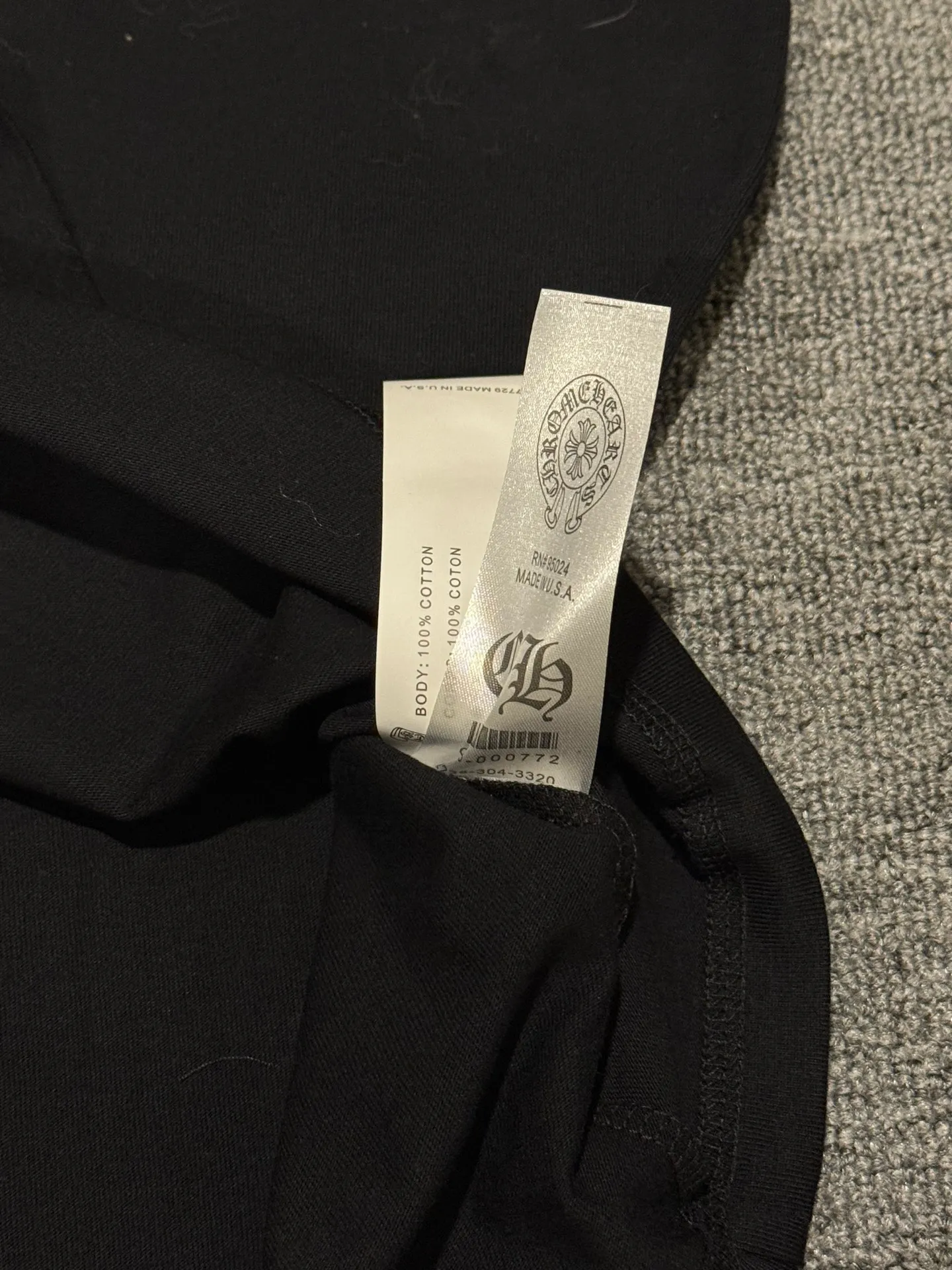 （ ） :YH 002 CH LOGO 1:1 Same Style 32 Breathable 1x 1 oversize 1:1 :White Black Size:S-XL